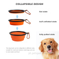 Silicone Travel Hiking Food Water Alimentando Pet Bowl